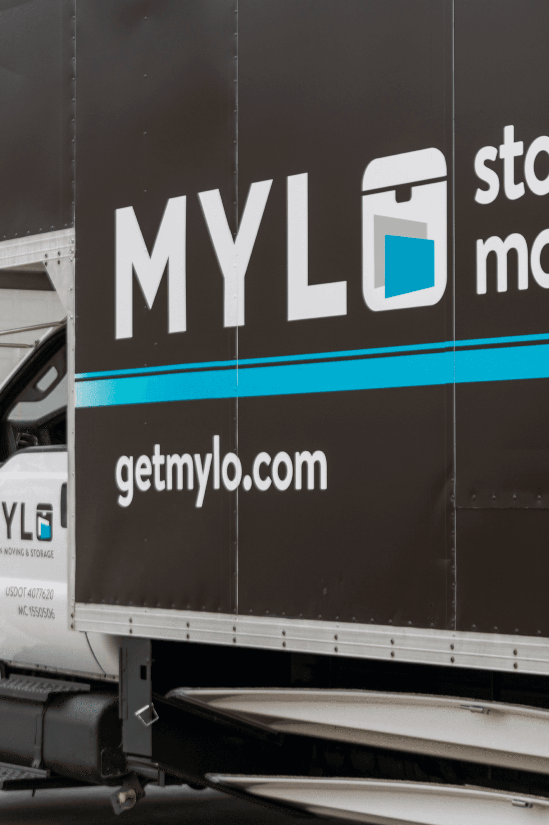 MYLO storage and moving truck